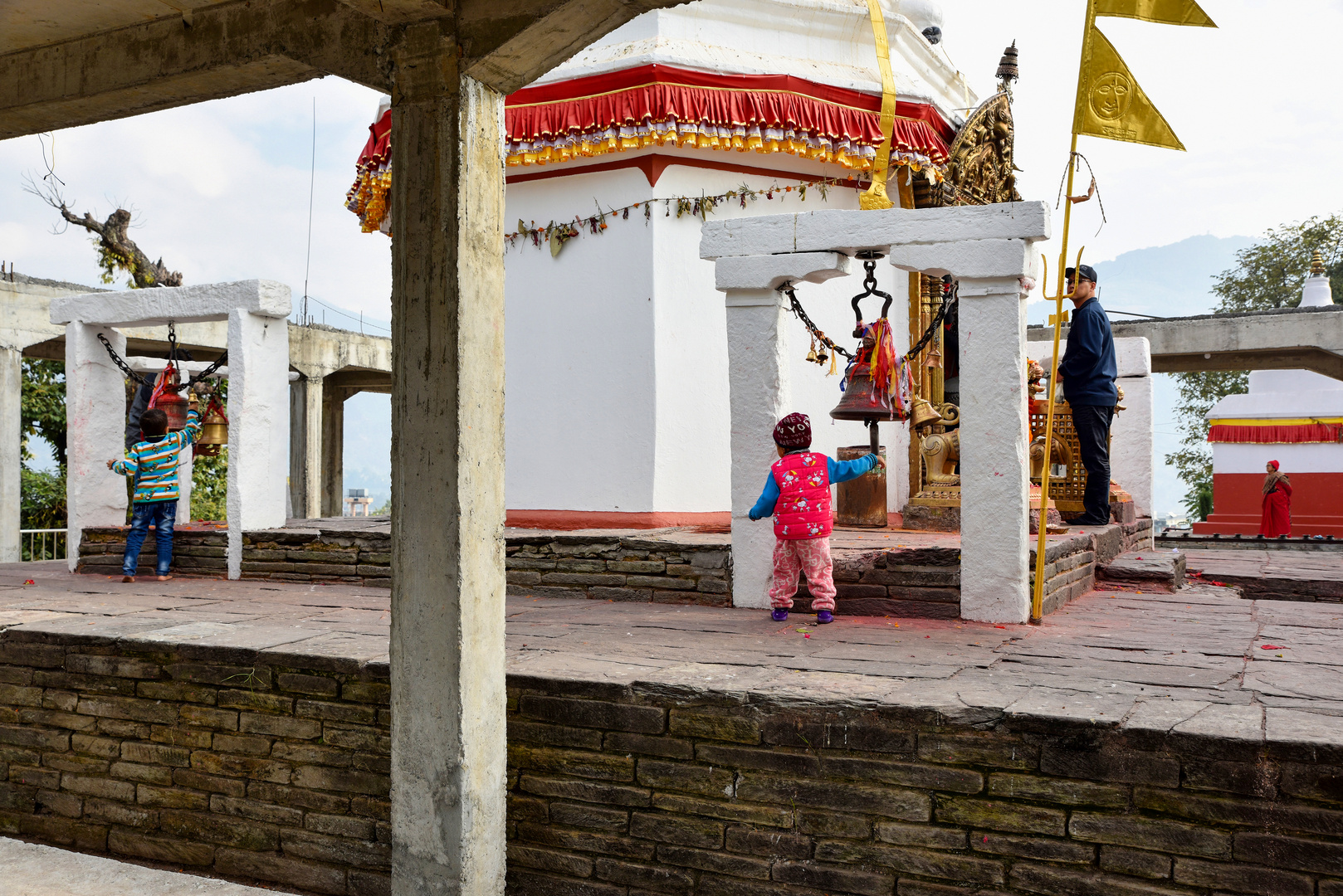 Am Bindhyabasini-Tempel 04