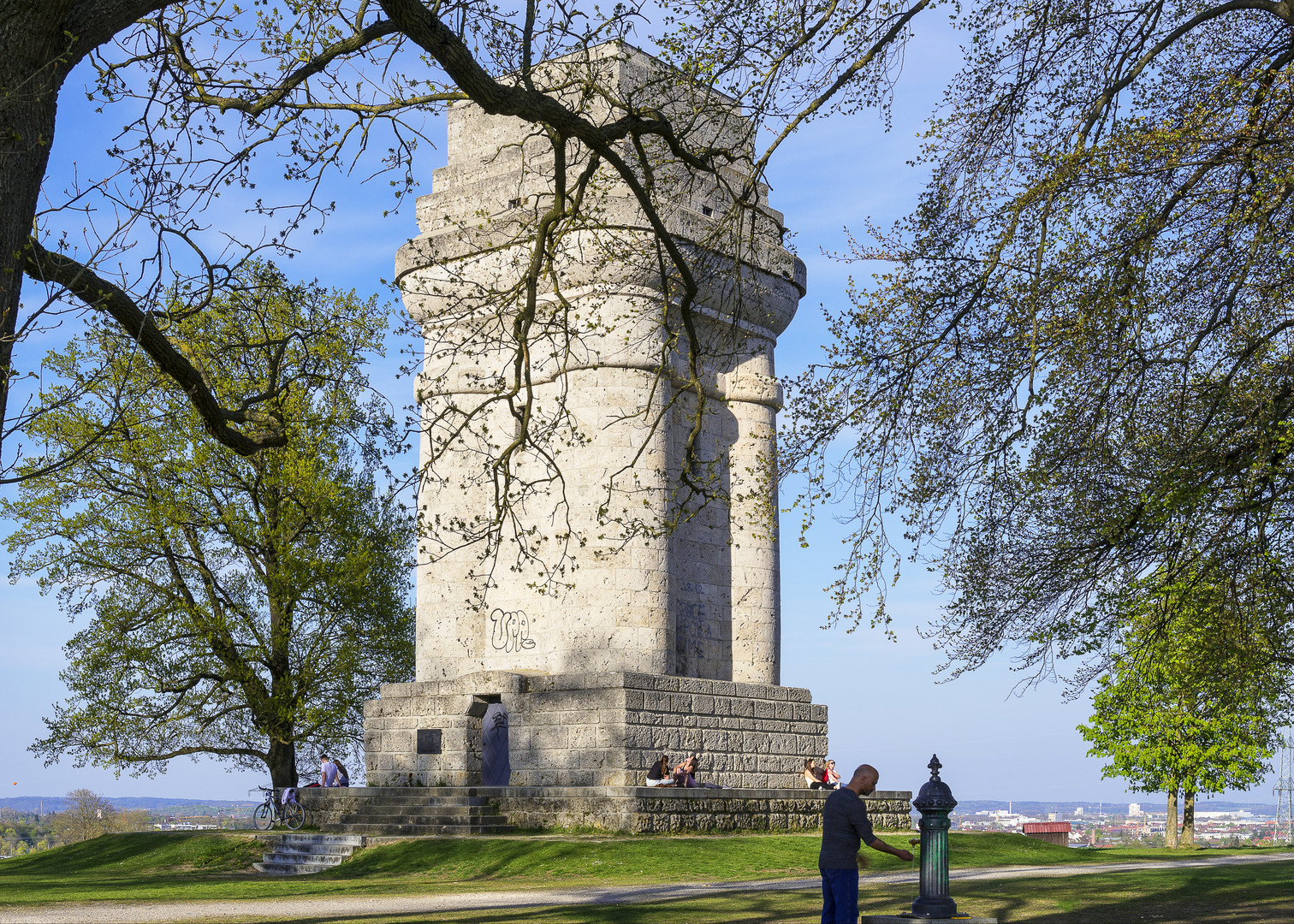 Am Bismarckturm Augsburg...