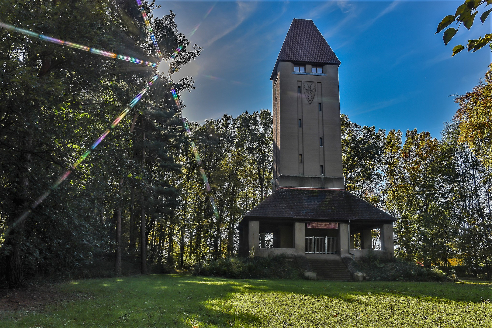 Am Bismarckturm in Altenburg