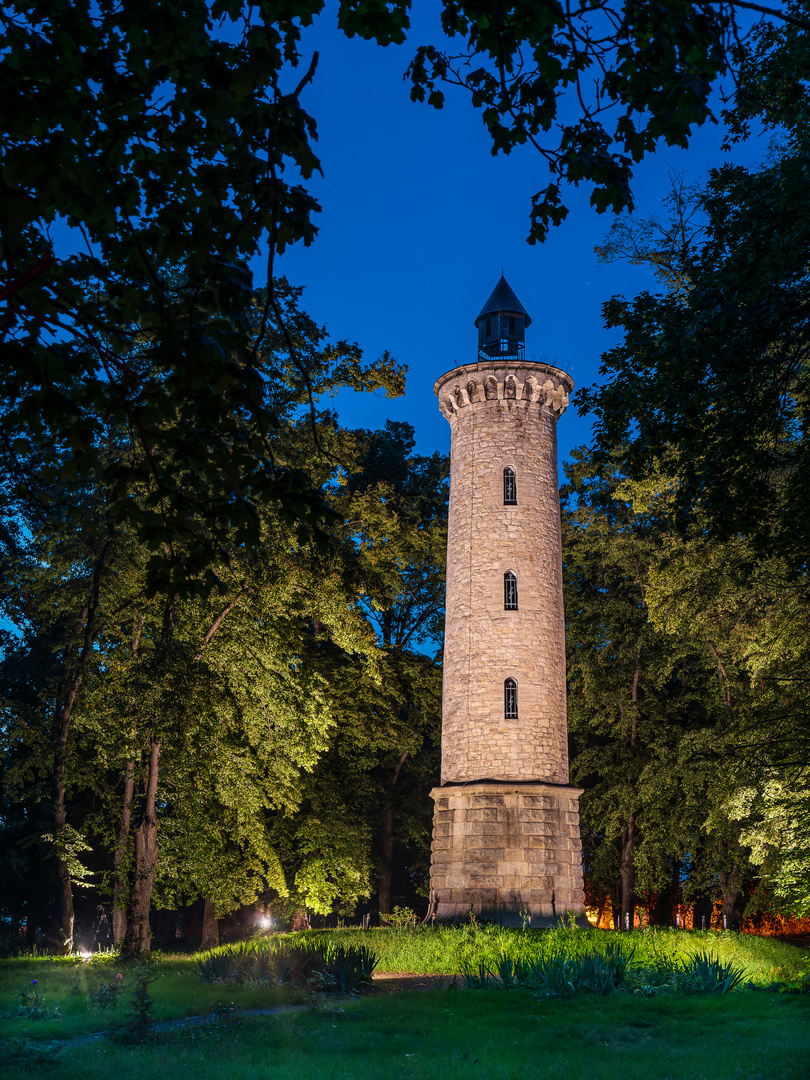 Am Bismarckturm in Quedlinburg