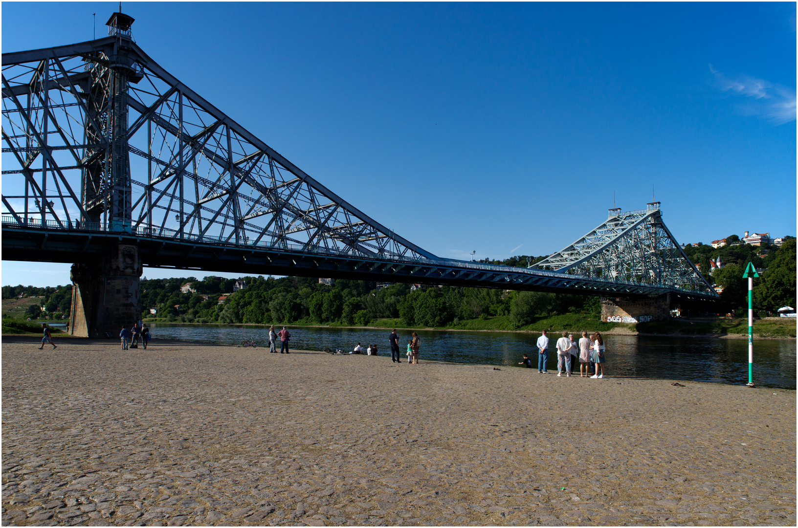 Am Blauen Wunder in Dresden