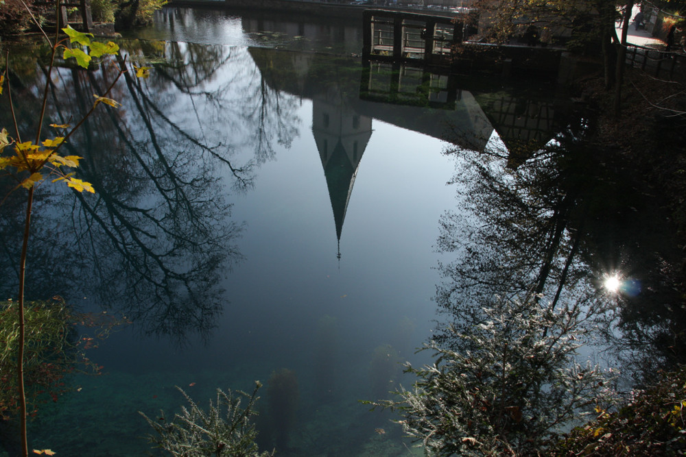 Am Blautopf in Blaubeuren