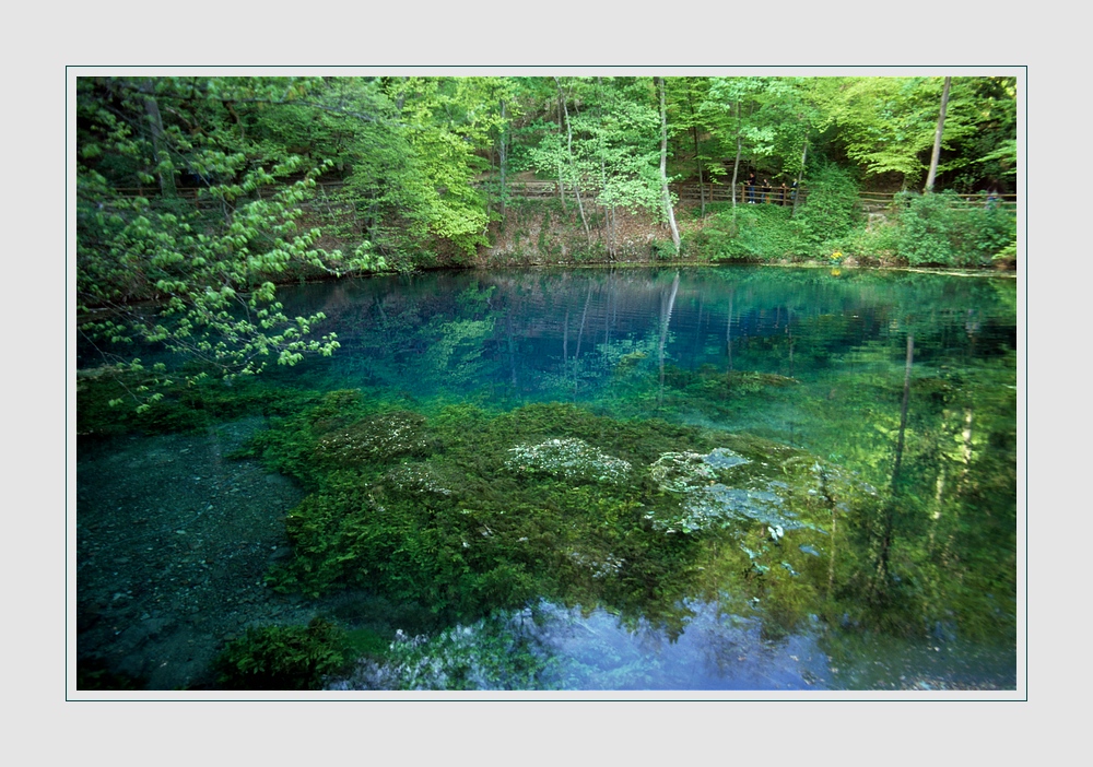 Am Blautopf von Blaubeuren