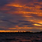 Am Bodensee Blick nach Lindau