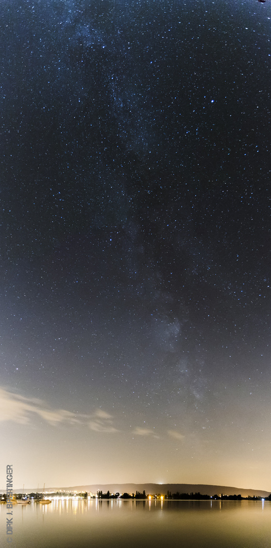 Am Bodensee einen Blick in den August-Himmel gewagt