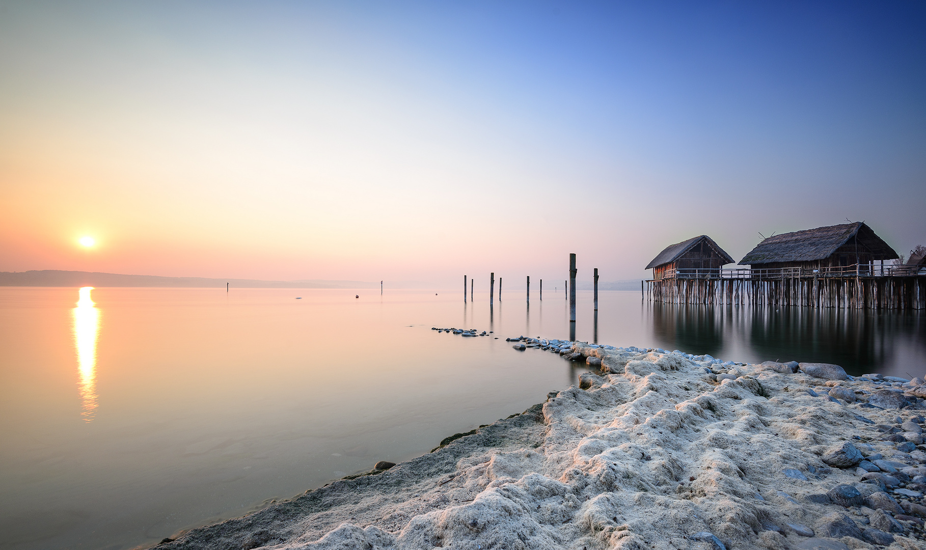 Am Bodensee - Pfahlbauten 1