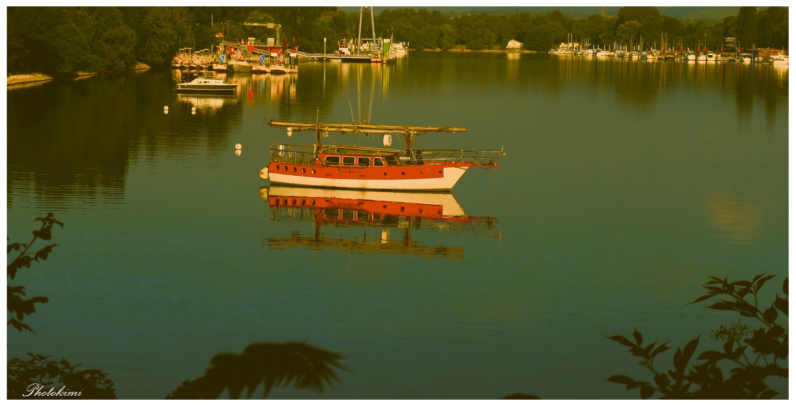 Am Bootshafen Schierstein/Rhein (IV)