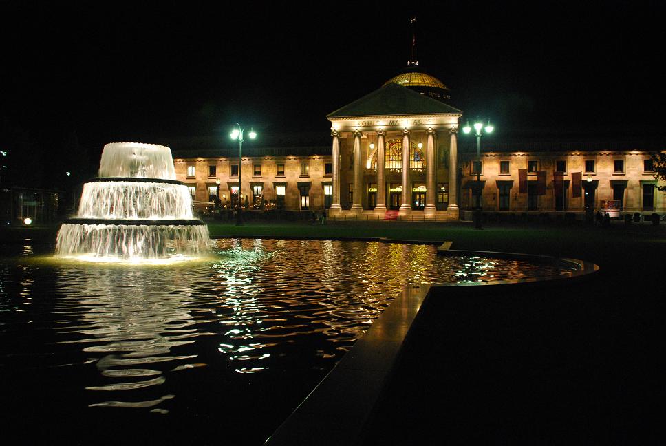 Am Bowling Green bei Nacht