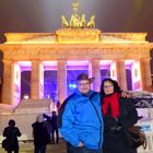 Am Brandenburger Tor in Berlin