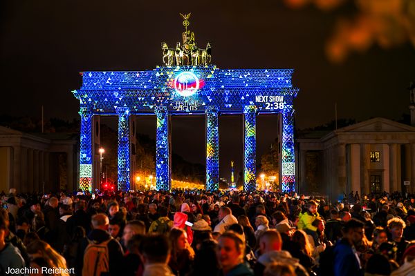 Am Brandenburger Tor von Berlin