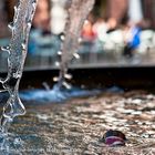 Am Brunnen auf dem Leichhof in Mainz