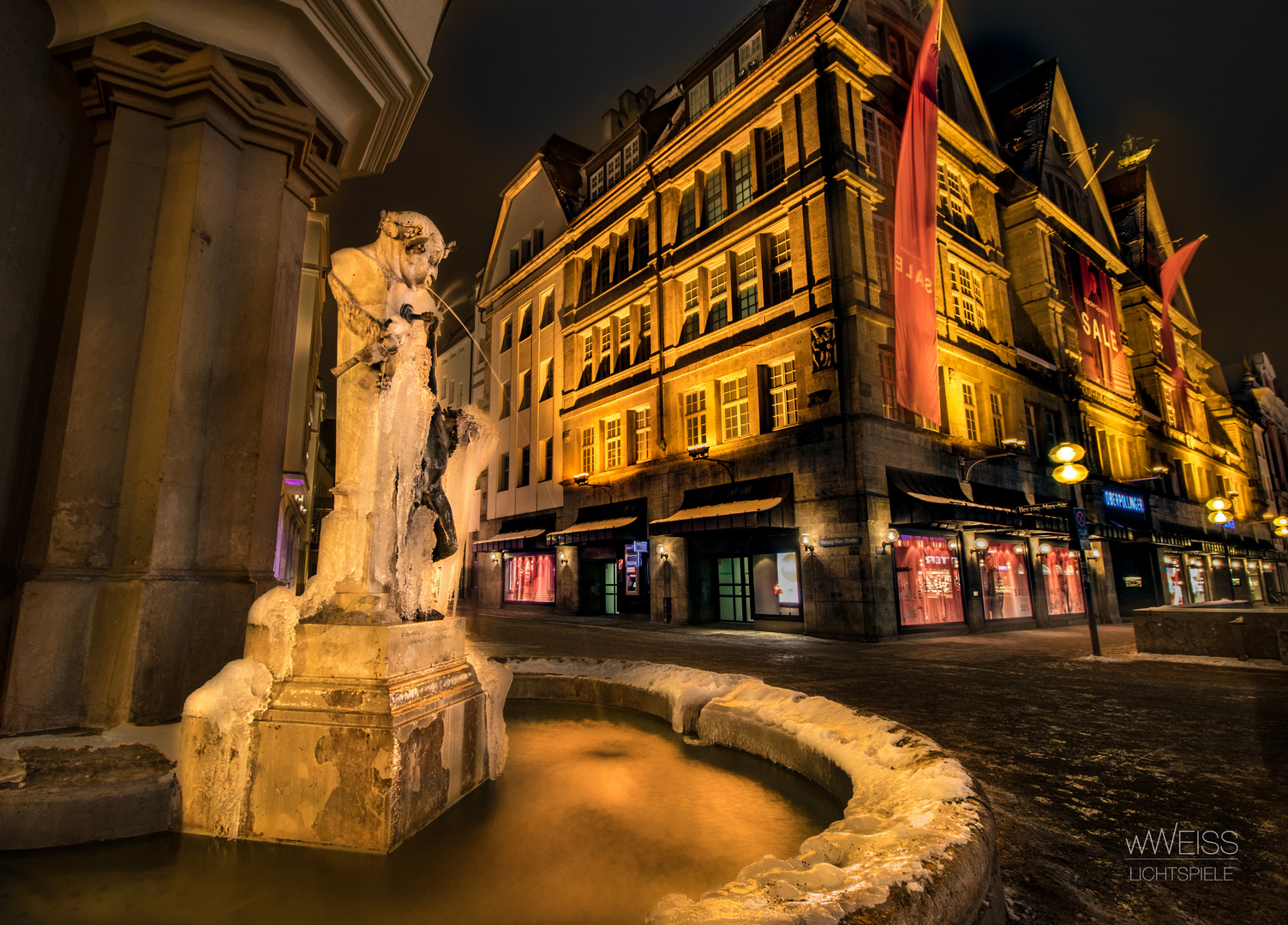 Am Buberlbrunnen vor dem Tore