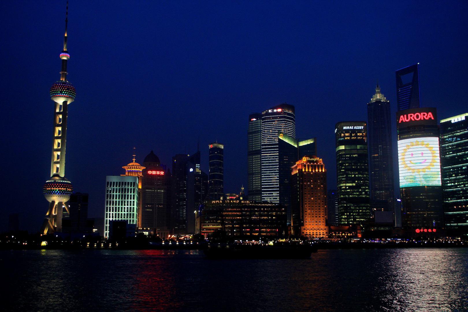 Am Bund in Shanghai