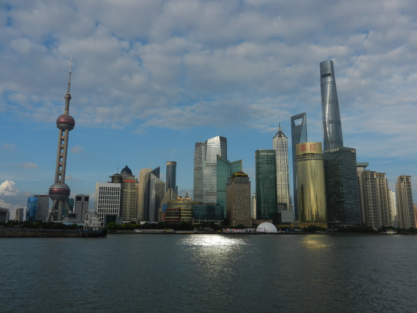 Am Bund in Shanghai