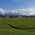 "Am Burgberger Moor mit Blick in Richtung Burgberg und Sonthofen"