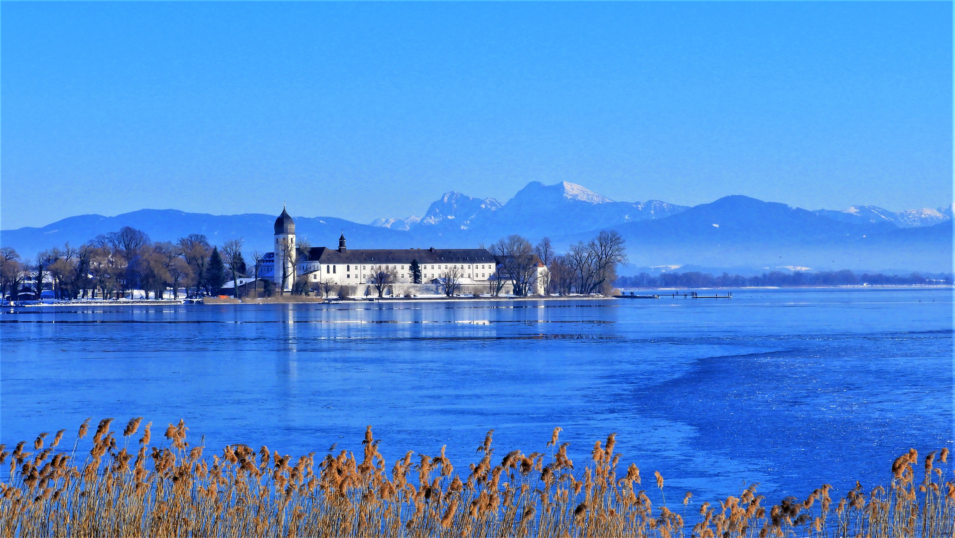 Am Chiemsee Foto & Bild  landschaft, bach, fluss & see, 22.3.2018 Bilder auf fotocommunity