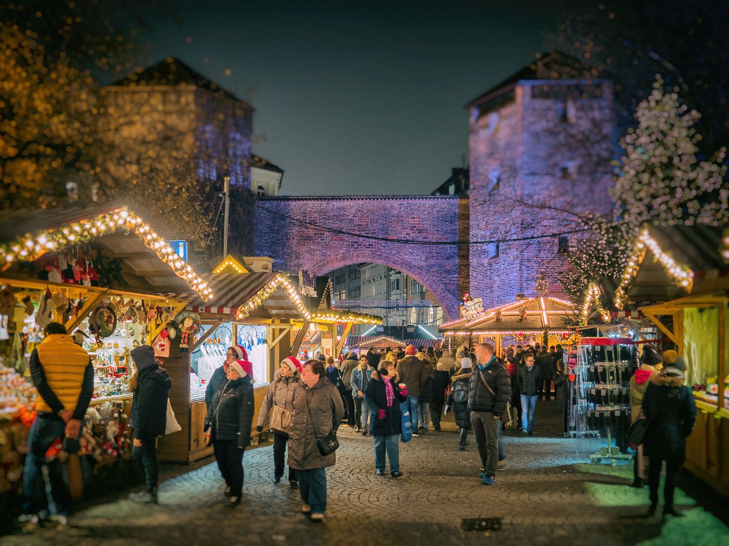 am Christkindlmarkt