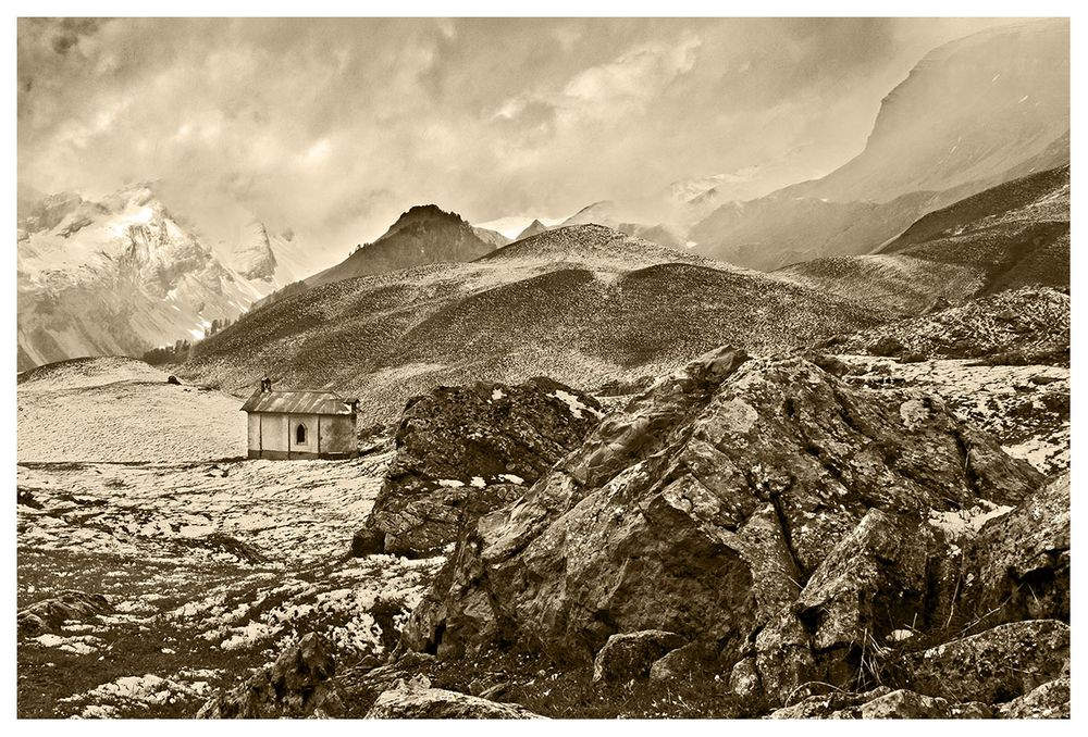 Am Col de la Cayolle ...