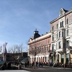 Am Columbusplatz in der Favoritner Fußgängerzone