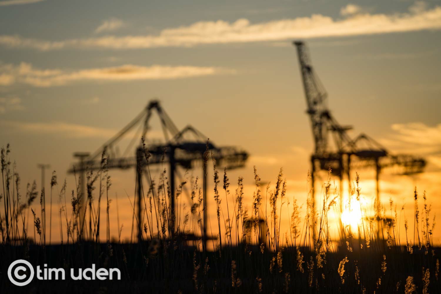 Am Containerterminal in Bremerhaven 