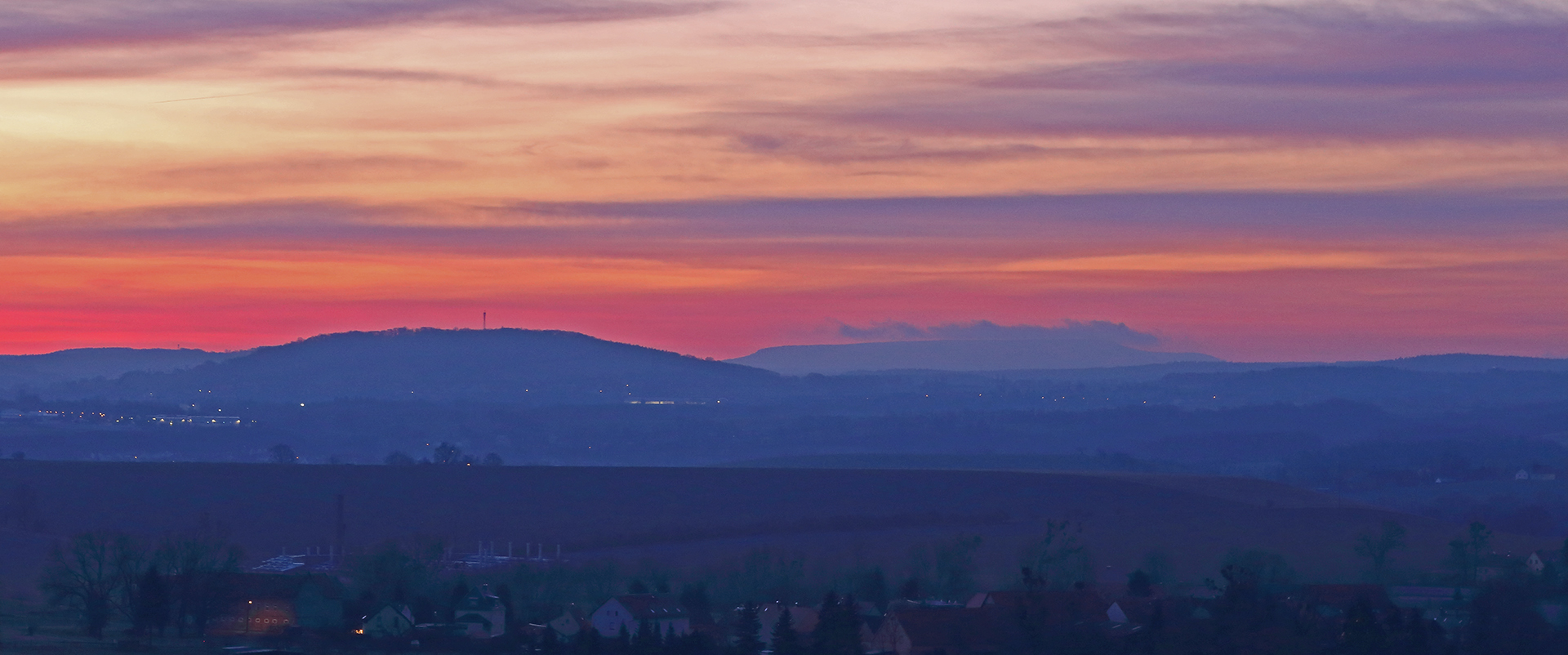 Am Cottaer Spitzberg beginnt die Sächsische Schnweiz links...