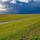 am Deich Friedr.koog/Hafen-Gewitter zieht auf (1)