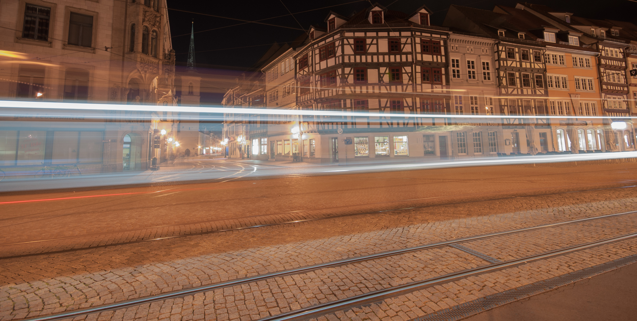 Am Domplatz bei Nacht