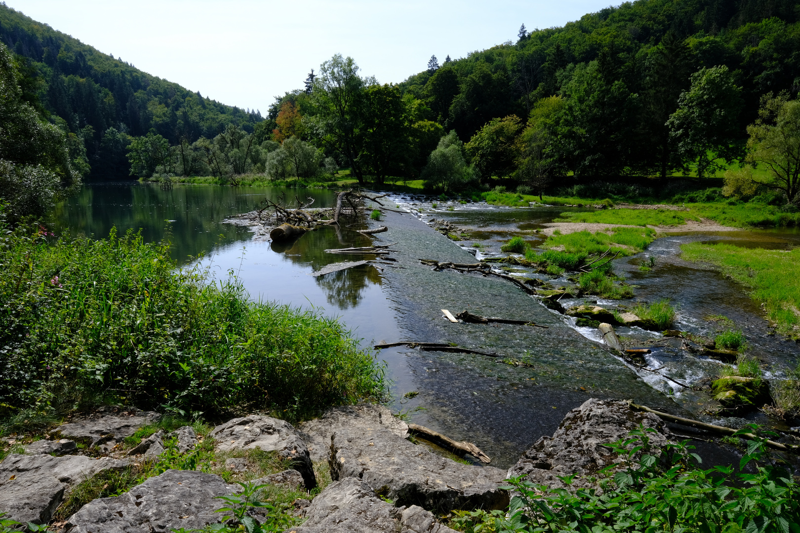 am Donauradweg in der Nähe von Sigmaringen