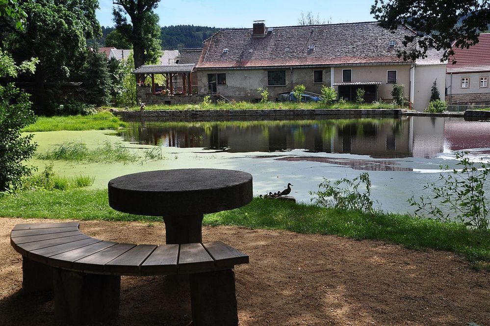 Am Dorfteich Foto & Bild deutschland, europe, sachsen Bilder auf