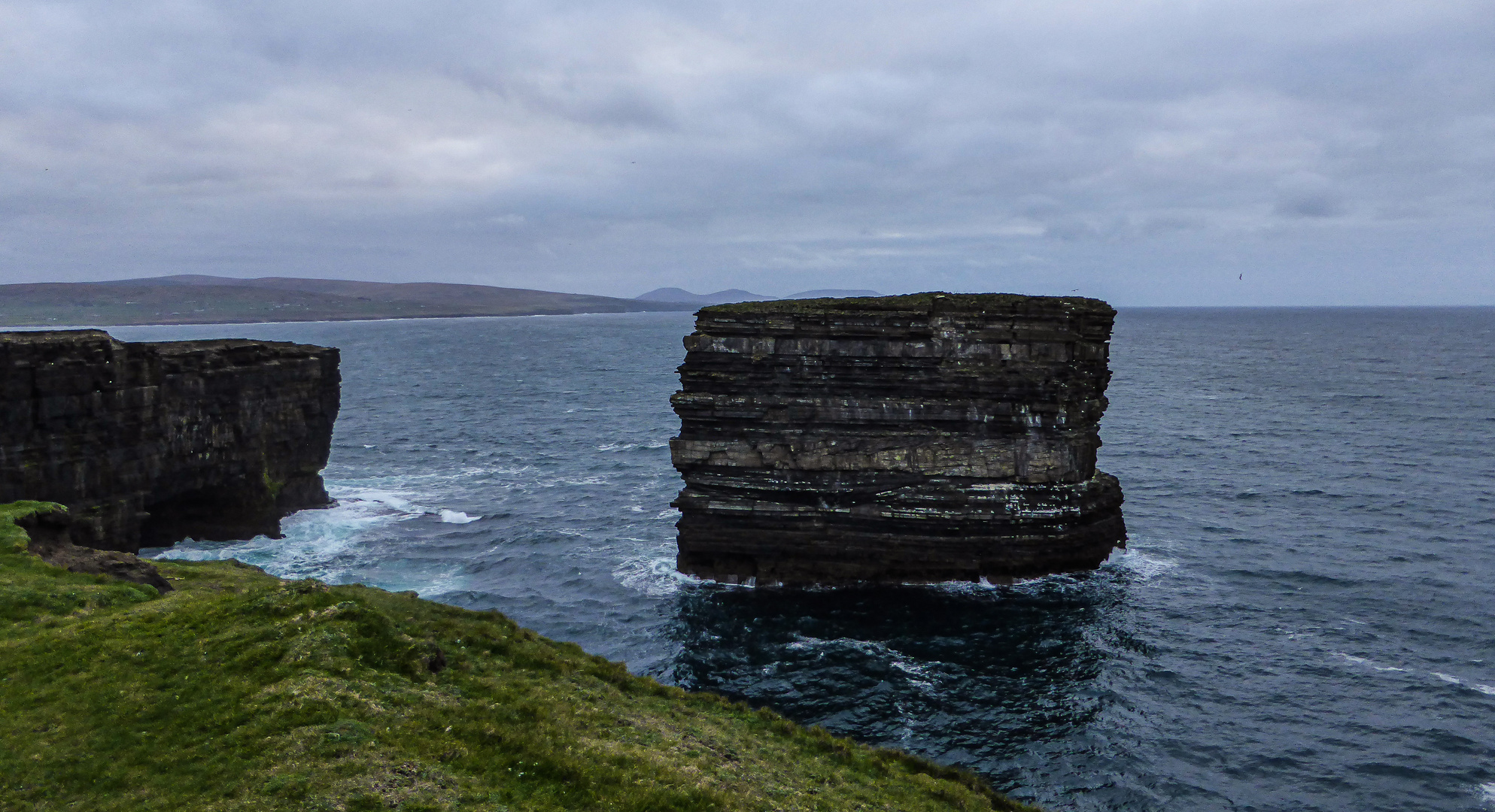 Am Downpatrick Head...