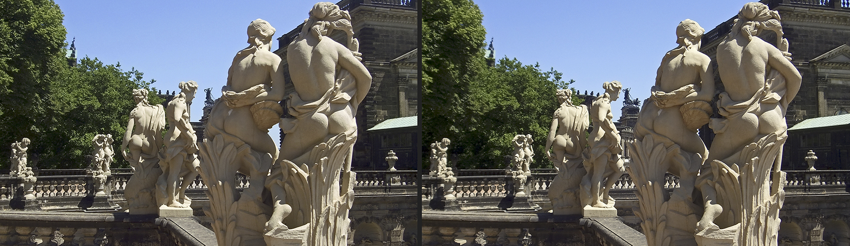 am Dresdner Zwinger 4 (3D)