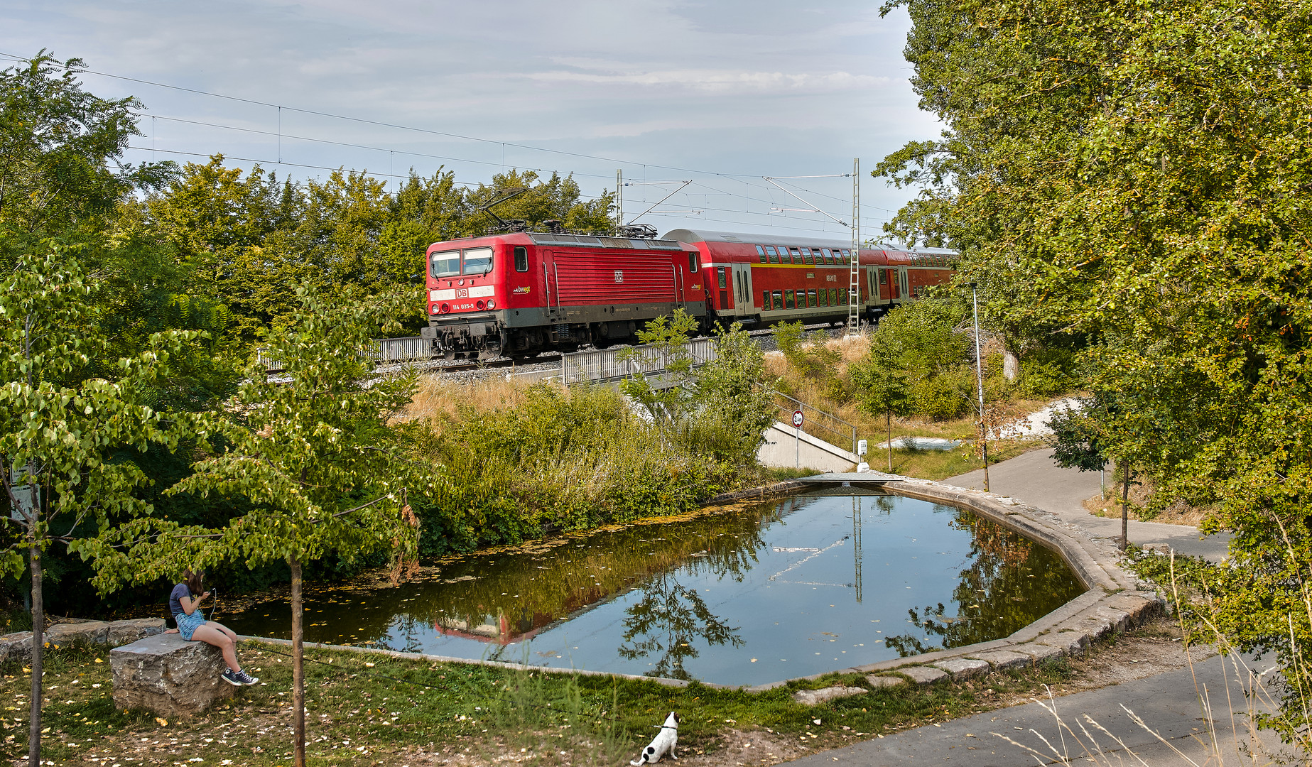 Am ehemaligen Haltepunkt Rehdorf