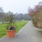 Am Eingang zum Botanischen Garten