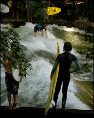 Am Eisbach ....