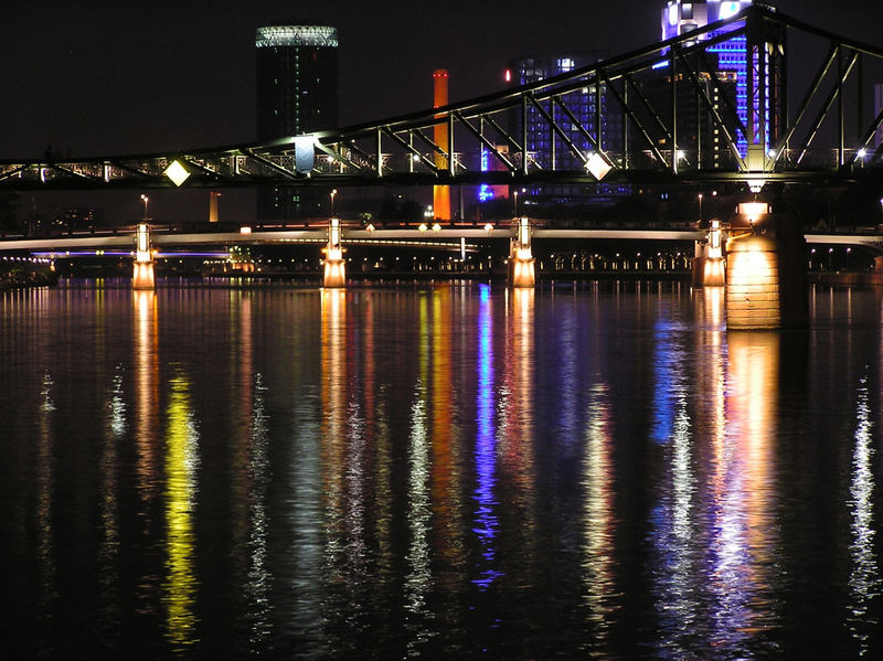 Am eisernen Steg in Frankfurt/Main