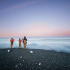 Am "Eisstrand" in Island