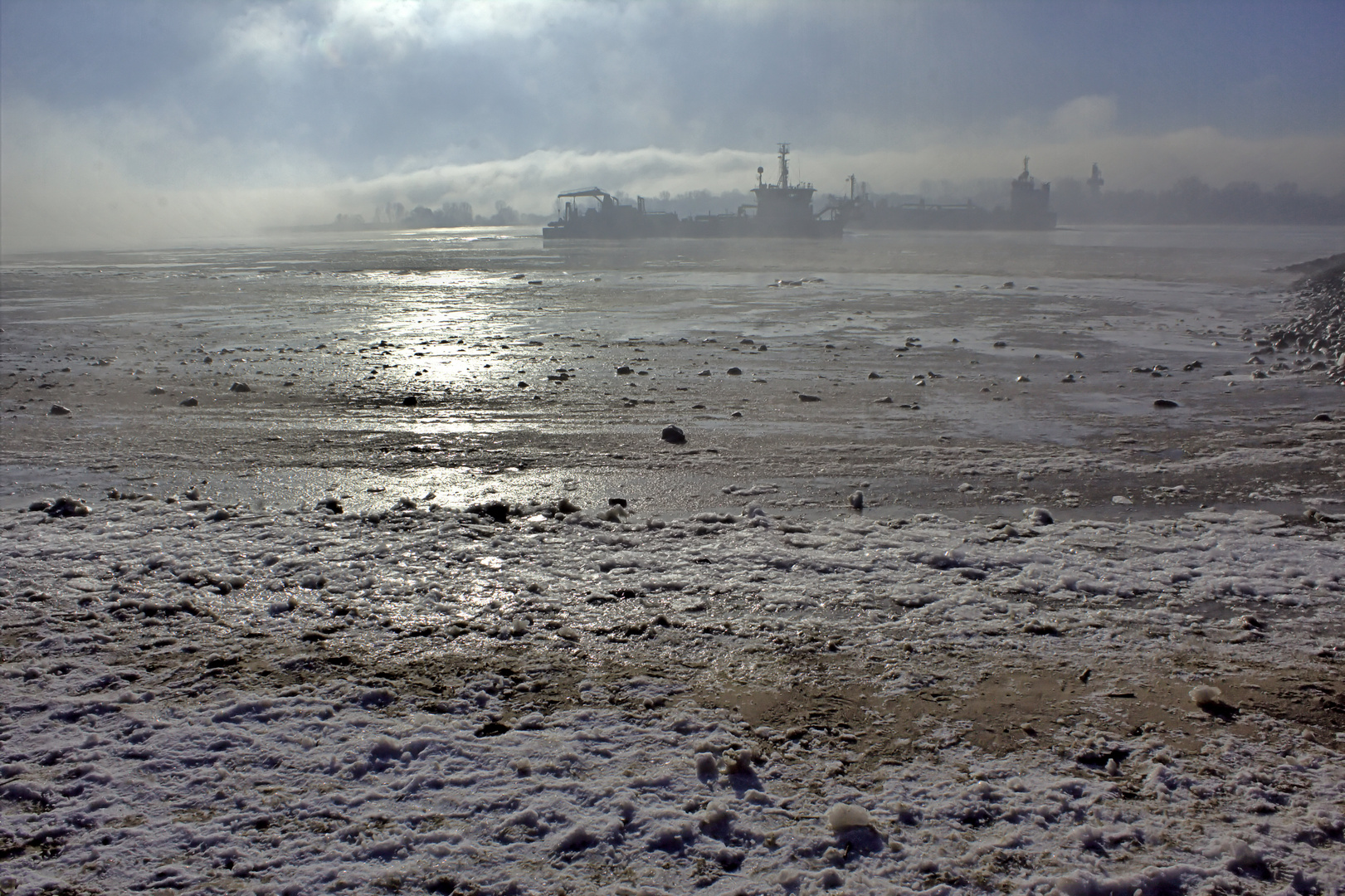 Am Elbstrand