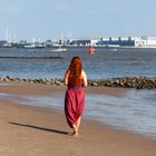 Am Elbstrand in Hamburg