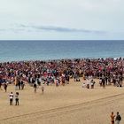 Am elften Elften am Strand