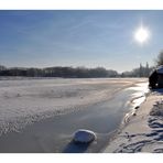 am Elsterflutbecken - Leipzig (Winterimpressionen Bild 1)