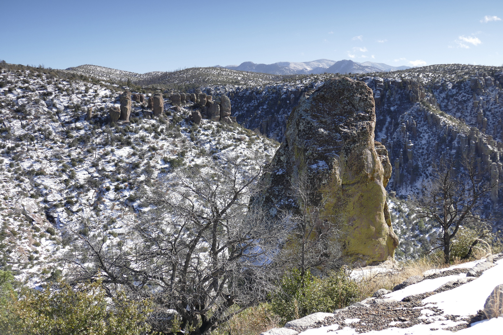 Am Ende der Aussichtsstraße im Chricahua National Monument