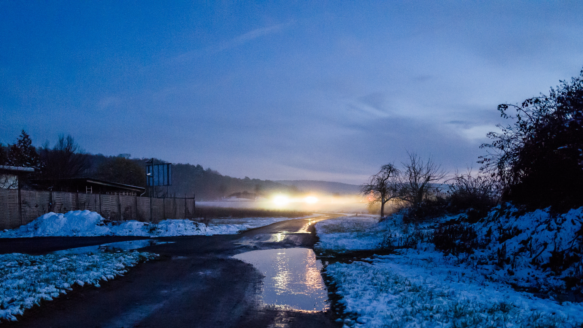 am Ende der blauen Stunde...