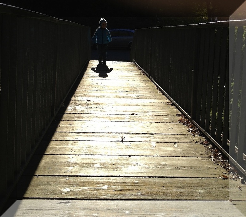 Am Ende der Brücke...