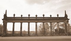 Am Ende der Glienicker Brücke