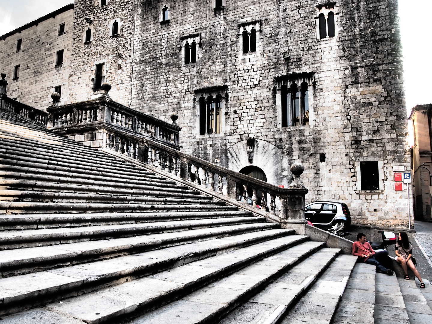 Am Ende der Treppe