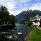 Am Ende des Geiranger Fjords