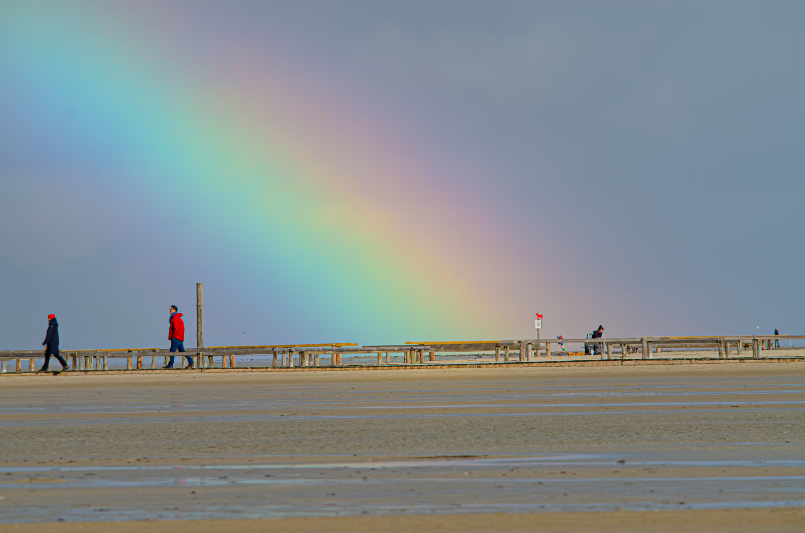 ...am Ende des Regenbogens steht ein Topf voll Gold....