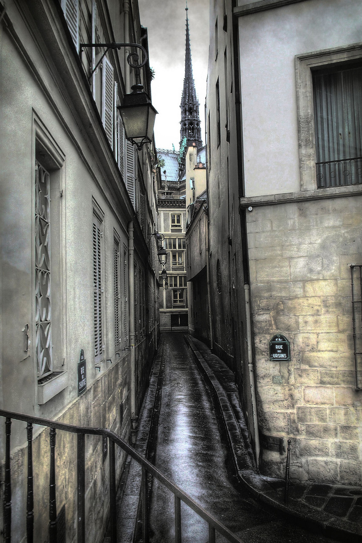 Am Ende einer kleinen Gasse