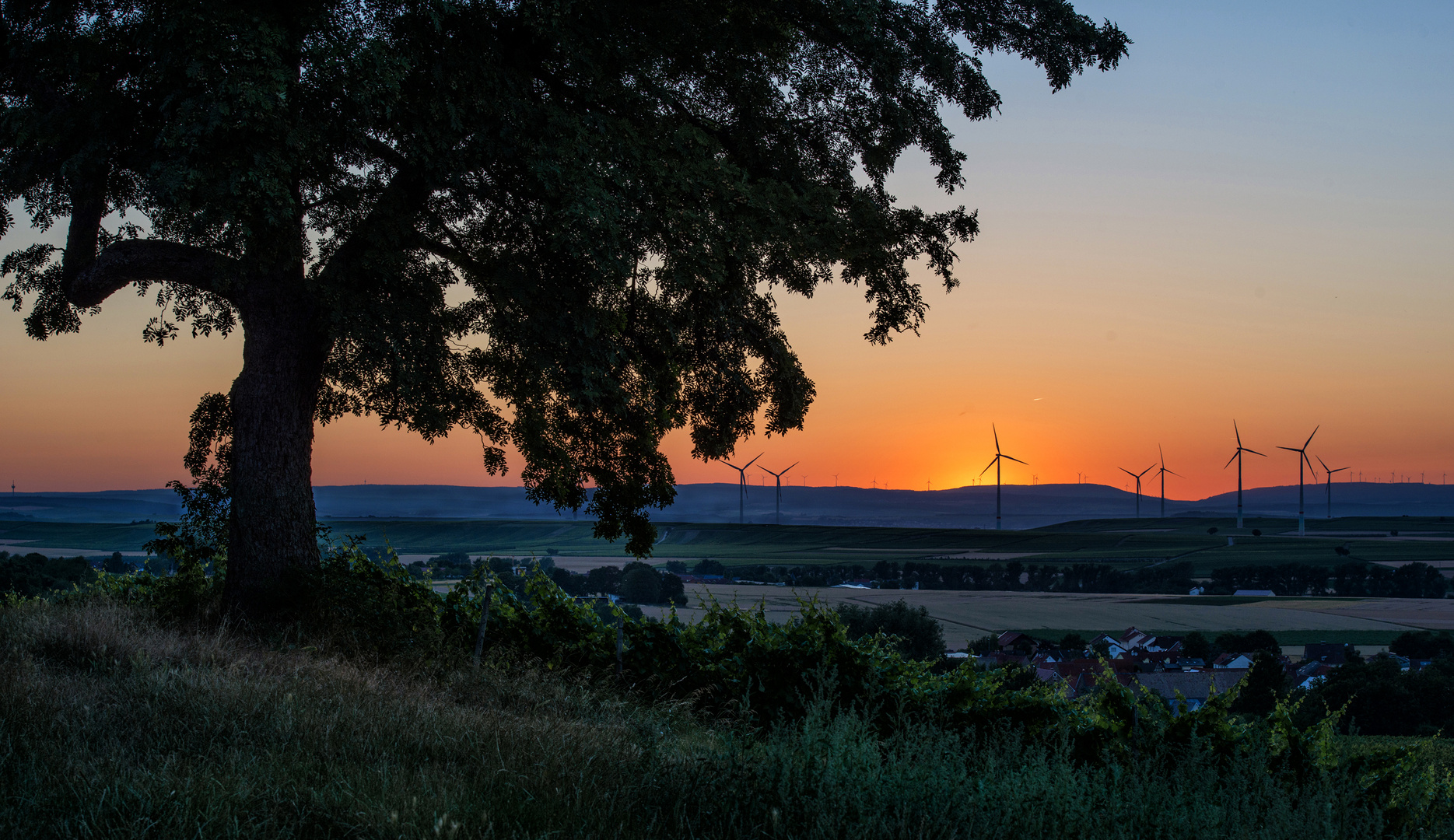 Am Ende eines langen Sommertages