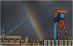 am Ende eines Regenbogens